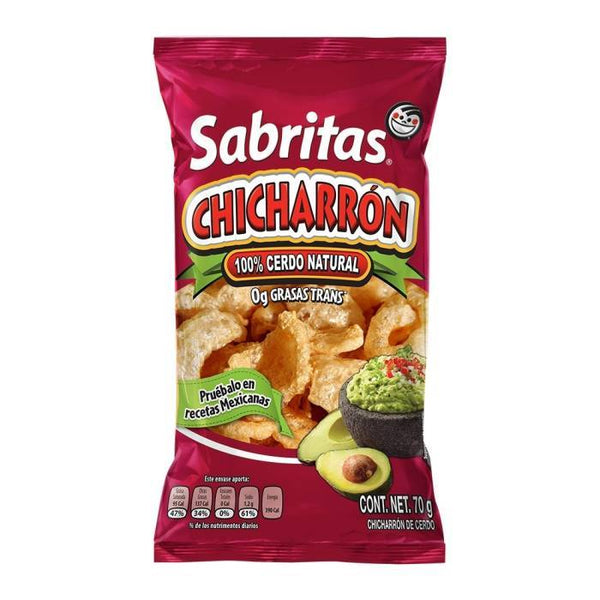 Bolsa de sabritas chicharrón