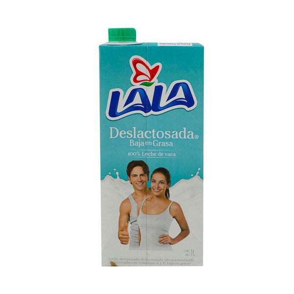 Bote de cartón de leche deslactosada light LALA