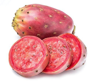 Piezas de tunas rojas